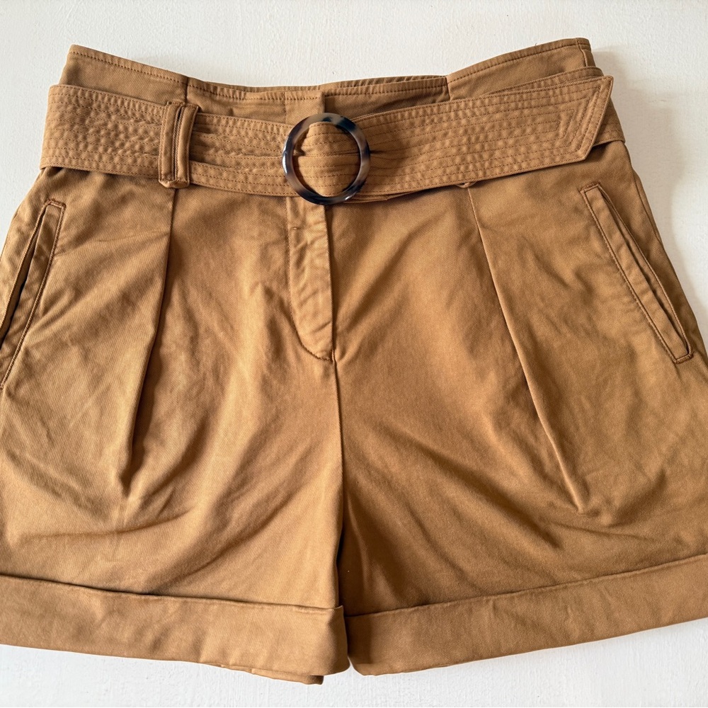 Sezane Rome shorts caramel 44